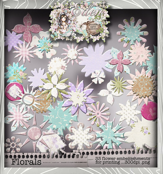 Eden Collection - Blooming Heaven Digital Craft Download Bundle