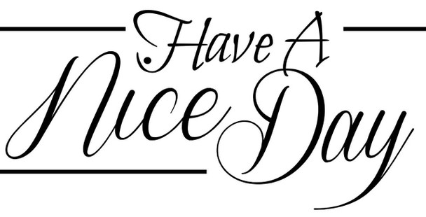 Have a nice Day - printable Digital Stamp free download