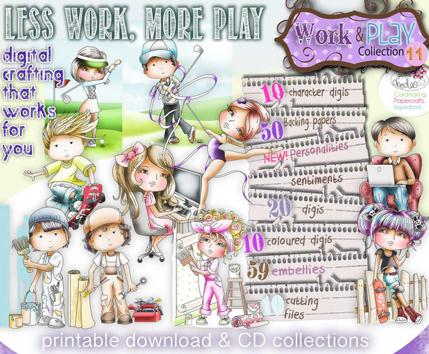 Work & Play 11 - Download Digital Crafting Collection