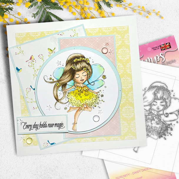 Serenity Fairy Dancing - Digital Crafts, digital Stamp card making printable downloads