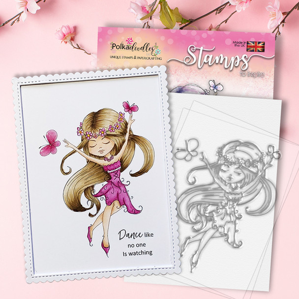 Serenity Fairy Joyful - Digital Crafts, digital Stamp card making printable downloads