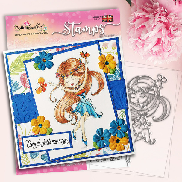 Serenity Fairy Joyful - Digital Crafts, digital Stamp card making printable downloads