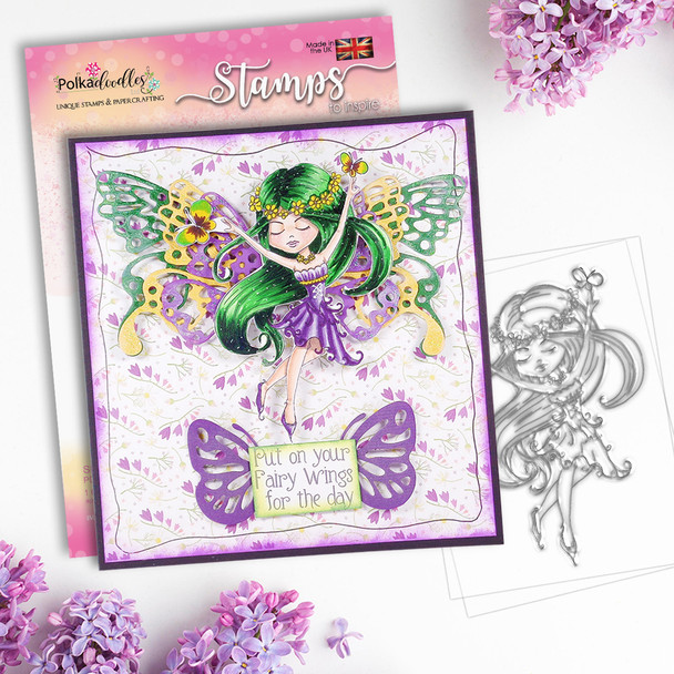 Serenity Fairy Joyful - Digital Crafts, digital Stamp card making printable downloads