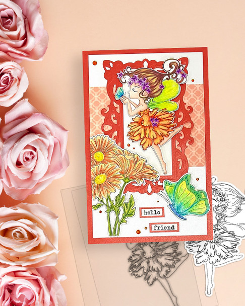 Serenity Fairy Kisses - Digital Crafts, digital Stamp card making printable download