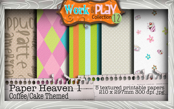 Work & Play 12 Download Collection Big Kahuna bundle - Printable Crafting Digital Stamp Craft Scrapbooking Download