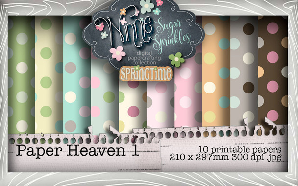 Winnie Sugar Sprinkles Paper Heaven 1 Bundle - Printable Crafting Digital Stamp Craft Scrapbooking Download
