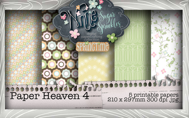 Winnie Sugar Sprinkles Spring - Big Kahuna DOWNLOAD BUNDLE - Digital Stamp Card making Craft Scrapbooking printables