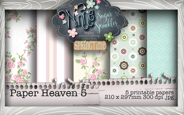 Winnie Sugar Sprinkles Spring - Big Kahuna DOWNLOAD BUNDLE - Digital Stamp Card making Craft Scrapbooking printables