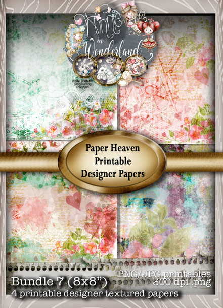 Winnie Wonderland Paper Heaven 7 - Printable Digital download