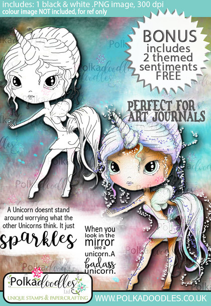 Ula Be a Unicorn- Life Journal craft digi download