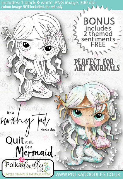 Ula be a mermaid - Life Journal craft digi download