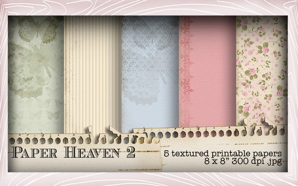 Lil Miss Sugarpops Kit 2 Paper Heaven 2 bundle...Craft printable download digital stamps/digi scrap kit