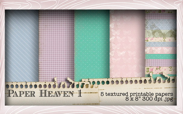 Lil Miss Sugarpops Kit 2 Paper Heaven 1 bundle...Craft printable download digital stamps/digi scrap kit