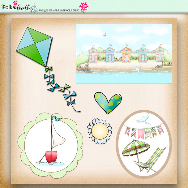 Summer Breeze - digiscrap printable download elements