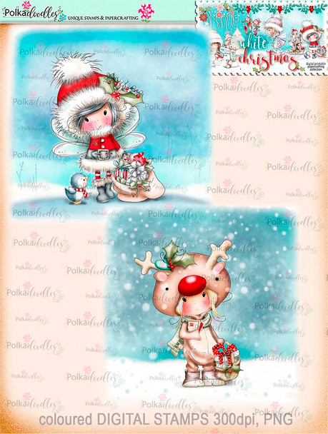 Winnie White Christmas Big Kahuna download including printable Winnie Coloured Toppers