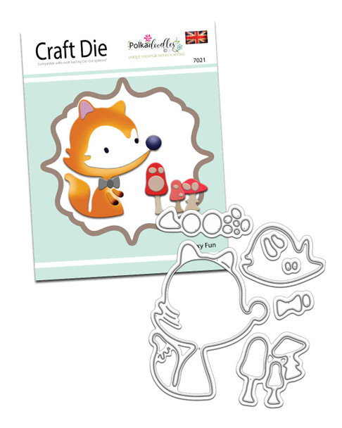 Fox critter Great Outdoors - fox card making craft cutter Die set