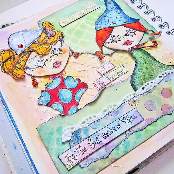 Believe in Angels - clear stamp set