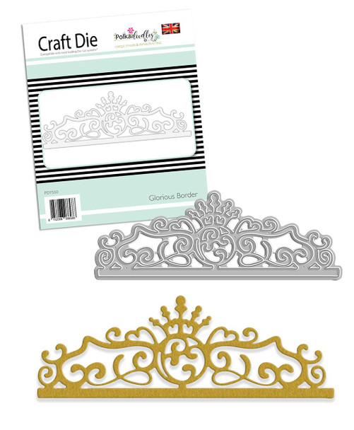 Glorious Border Royal crown border craft cutting die