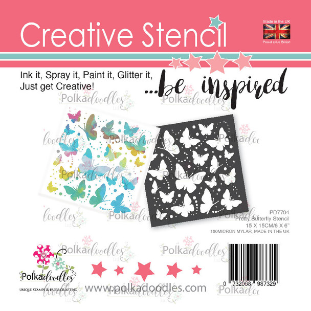 Pretty Butterfly creative craft stencil