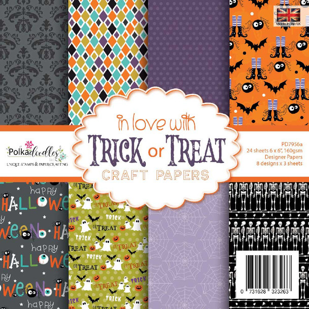 in love with TRICK or TREAT 6 x 6" paper pack