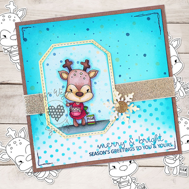 Dazzle Baking - Coloured - Too Cute digital papercrafting download