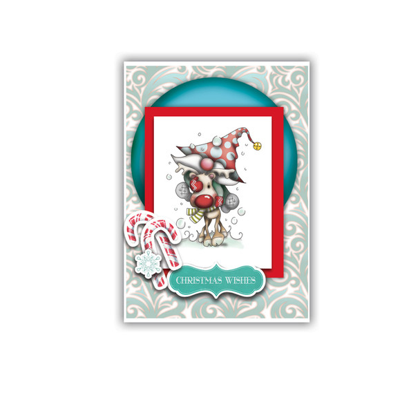 Gnome for Christmas - Cute Craft Topper Pack - 24 sheets