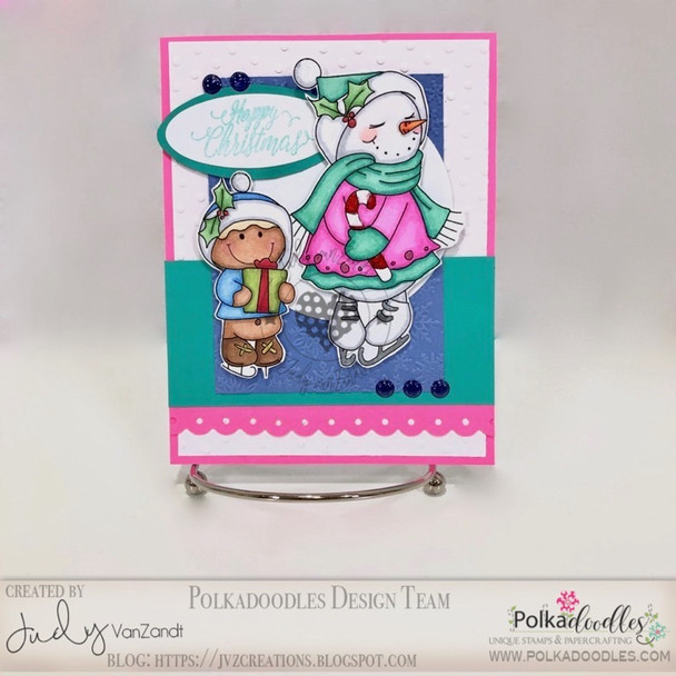 Frostella & Ginger Gift - Too Cute digital papercrafting download