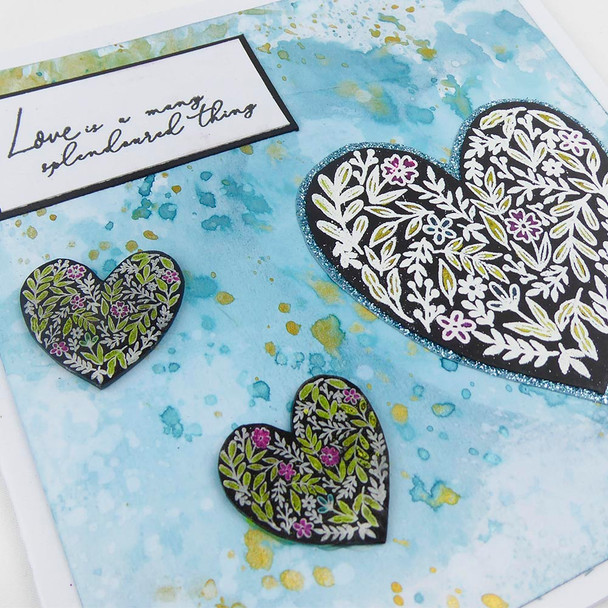 Splendoured Love Stamp set - Timeless Rose Collection