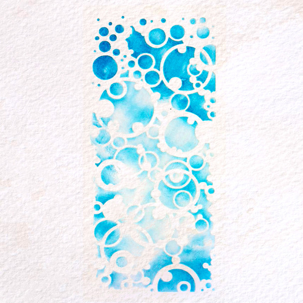 Heavenly circles craft stencil