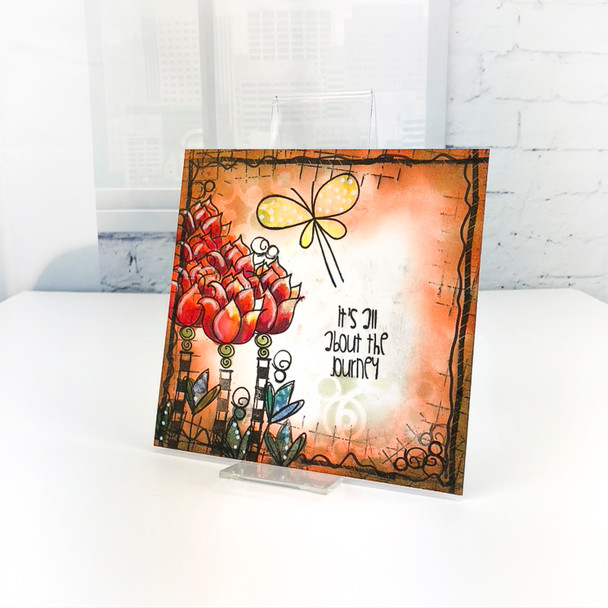 Reach High -  Clear Polymer stamp set