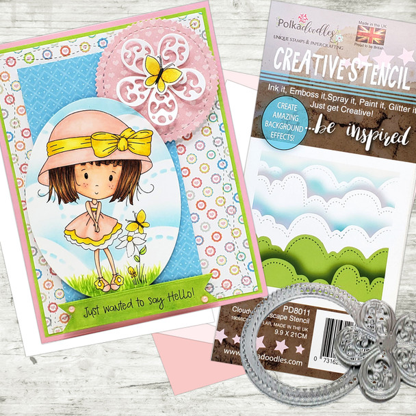 Pretty Flower Flourish card making crafting cutter die set Pretty Flower Flourish card making crafting cutter die set