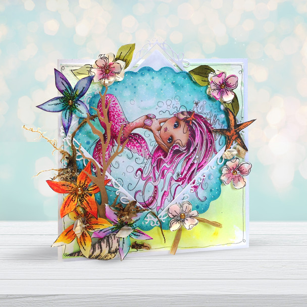 FLOATING MERIBELLE Mermaid  - Clear Stamp