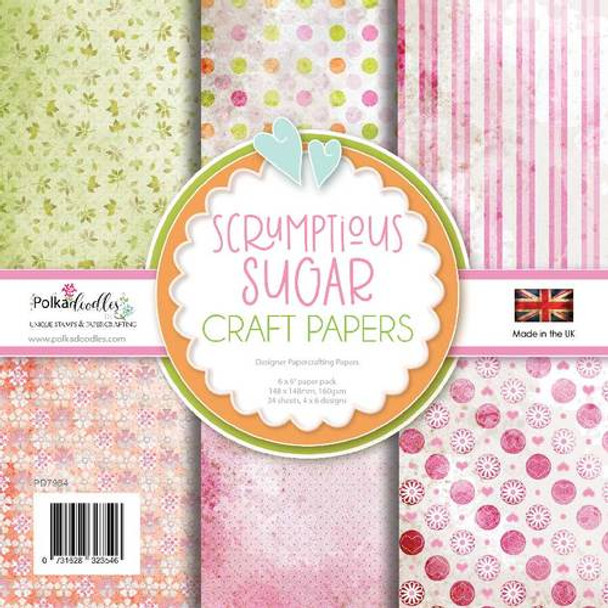 Sugar Scrumptious 6 x 6" paper pack