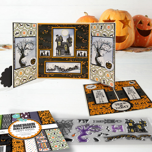 Spooky Time stamp set - 13 stamps