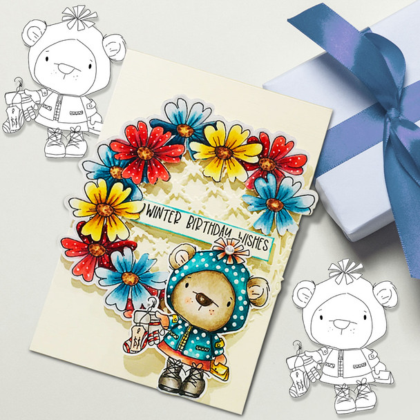 Too Cute Winter Wonders Bears & Elephants Big Kahuna Bundle - Christmas Holiday Too Cute digital stamp downloads including SVG files