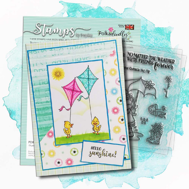 Hello Sunshine 4 x 4" Clear Stamp set