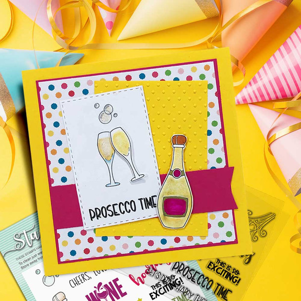 Cheers Lovely - party celebration wine and prosecco card ideas