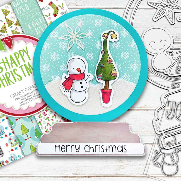 Gnome Christmas Joy Stamp Matchables die set