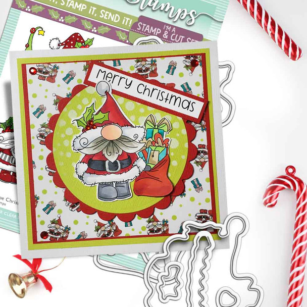 Gnome Christmas Joy Stamp Matchables die set