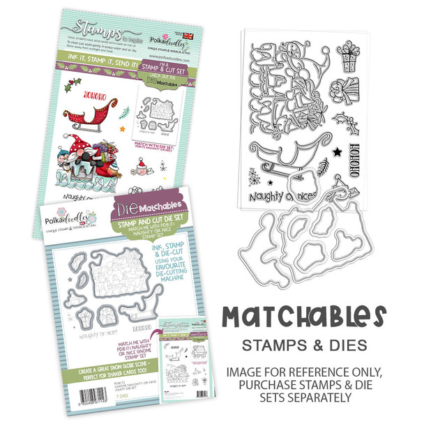 Gnome Naughty or Nice Matchables die set