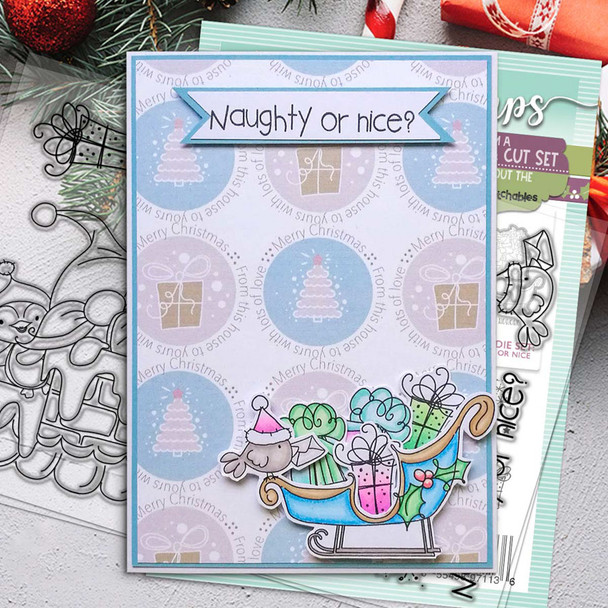 Gnome Naughty or Nice Matchables die set