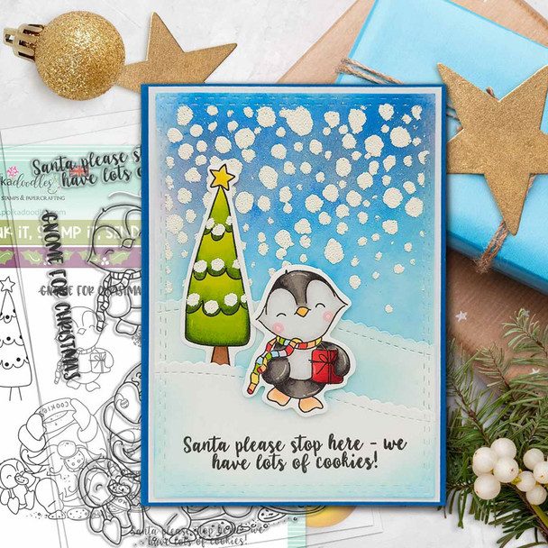 Cut-ables 10 printed sheets - Gnome For Christmas