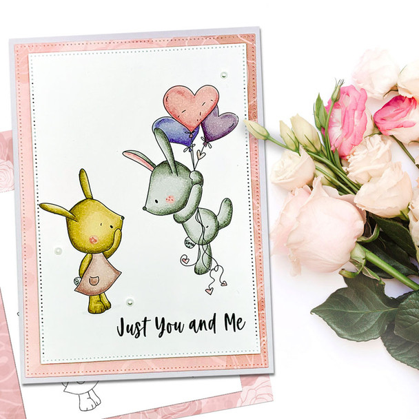 Your Love Lifts Me Up Balloon - Love Always printable craft digital stamp download with free SVG /DXF files