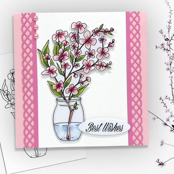 Blooms 4 Flower bundle - digital stamp, digistamp for cards, cardmaking, crafting and stickers