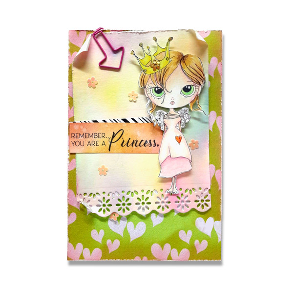 Ula Be a Princess - clear stamp set 4 x 4"