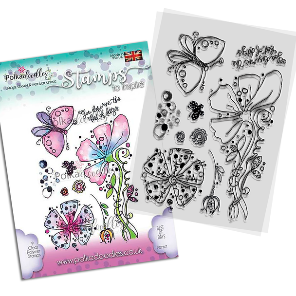 Best of Days Florals - Clear Stamps  4 x 6"