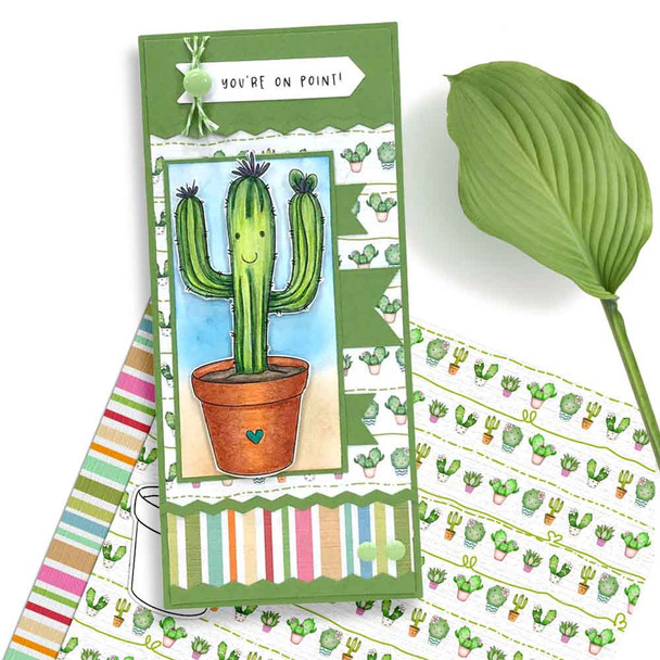 Happy Cactus Succulent BIG bundle - printable clipart digital stamp for cardmaking, craft & stickers