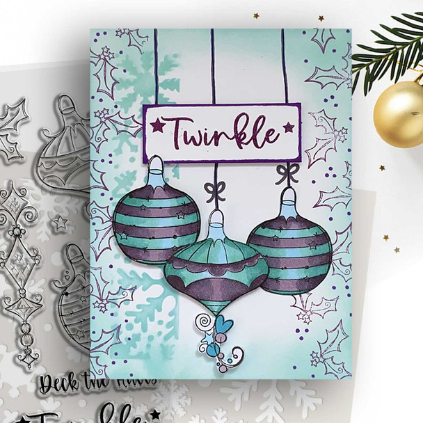 Twinkles Stamps 3 x 6" photopolymer stamp set