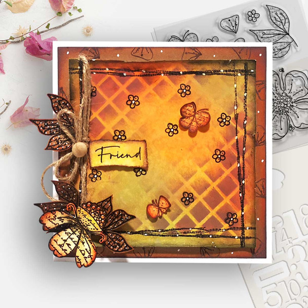 Funky Flower Friend - Funky Flowers Clear Stamp set