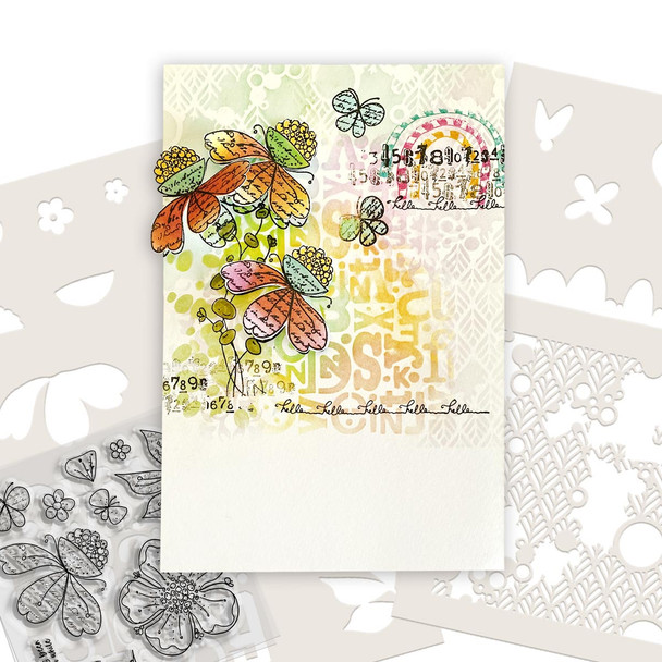 Funky Flower Friend - Funky Flowers Clear Stamp set